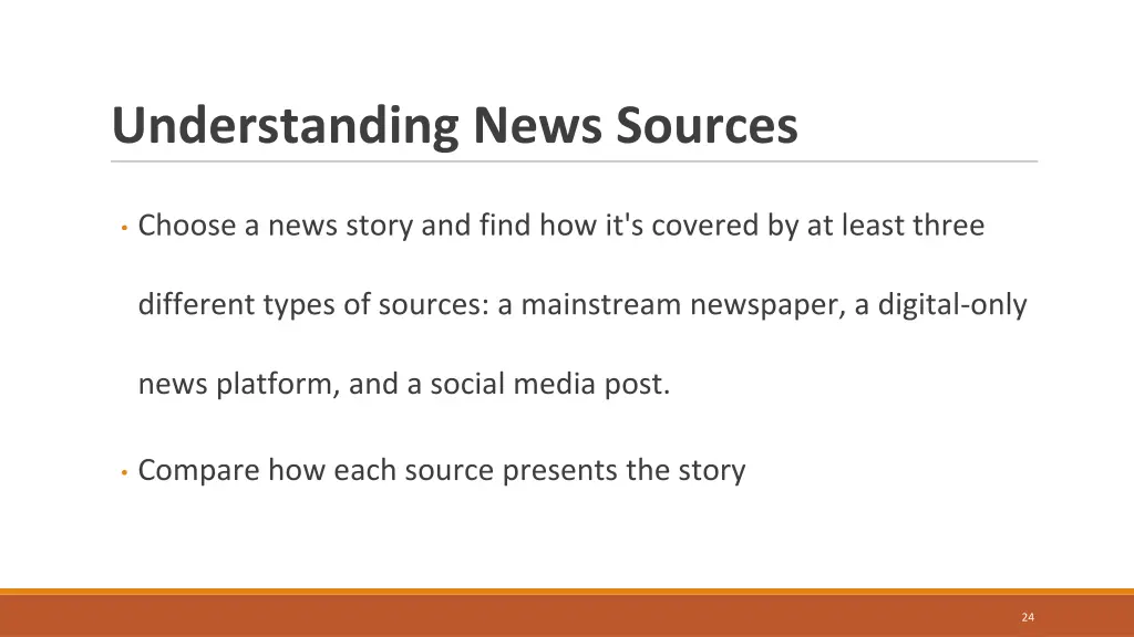 understanding news sources