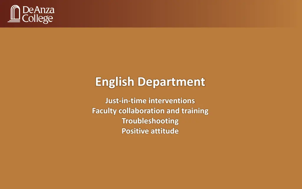 english department