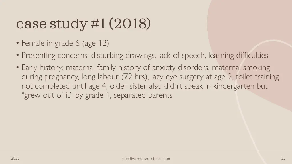 case study 1 2018