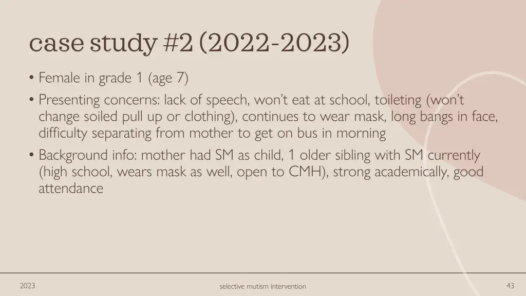 case study 2 2022 2023