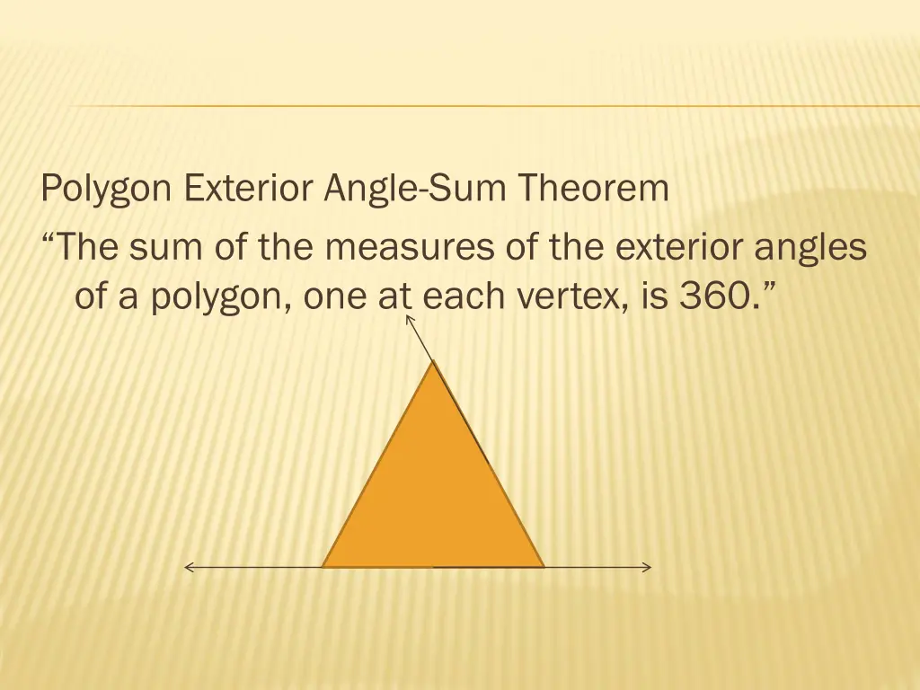 polygon exterior angle sum theorem