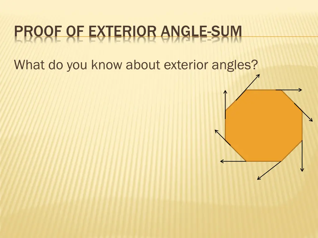 proof of exterior angle sum