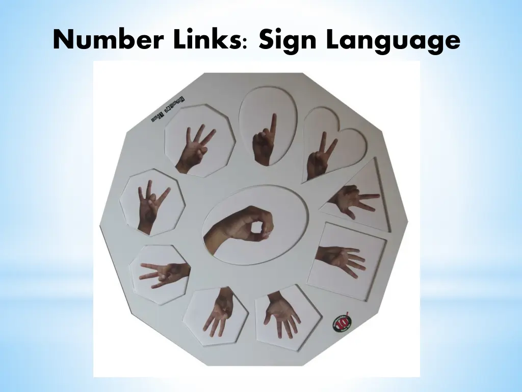 number links sign language