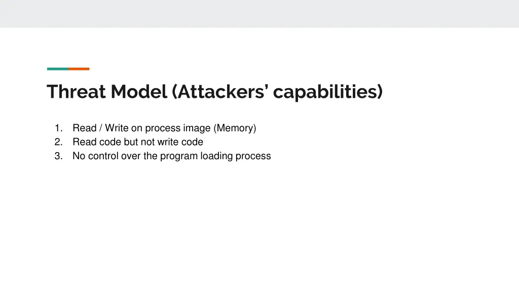 threat model attackers capabilities