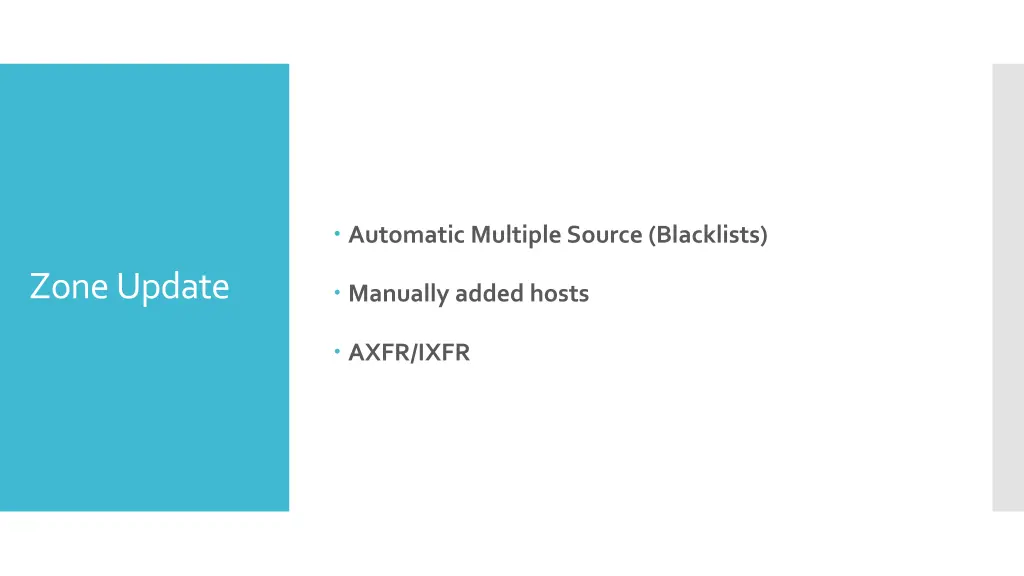 automatic multiple source blacklists