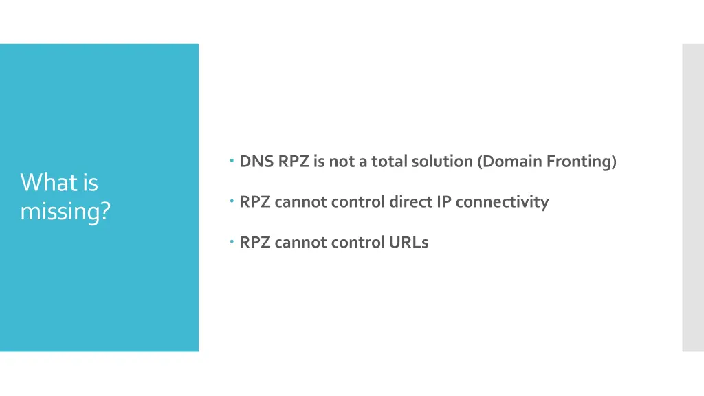 dns rpz is not a total solution domain fronting