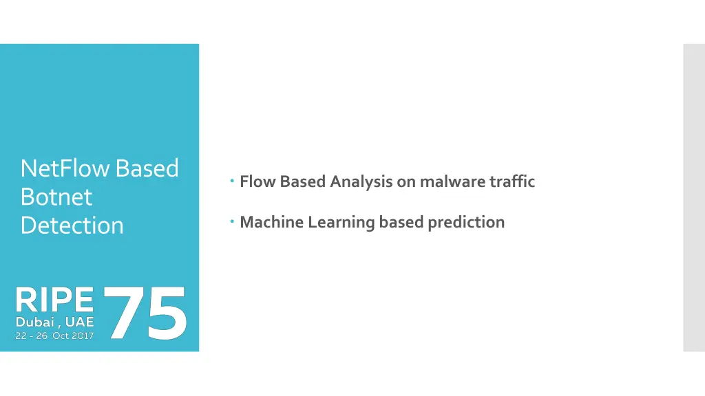 netflow based botnet detection