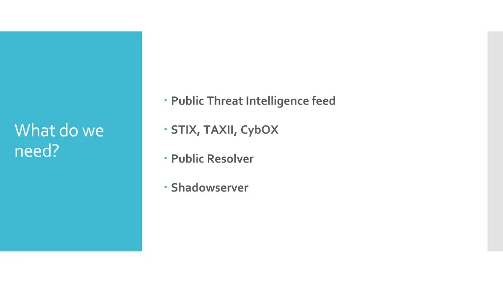 public threat intelligence feed