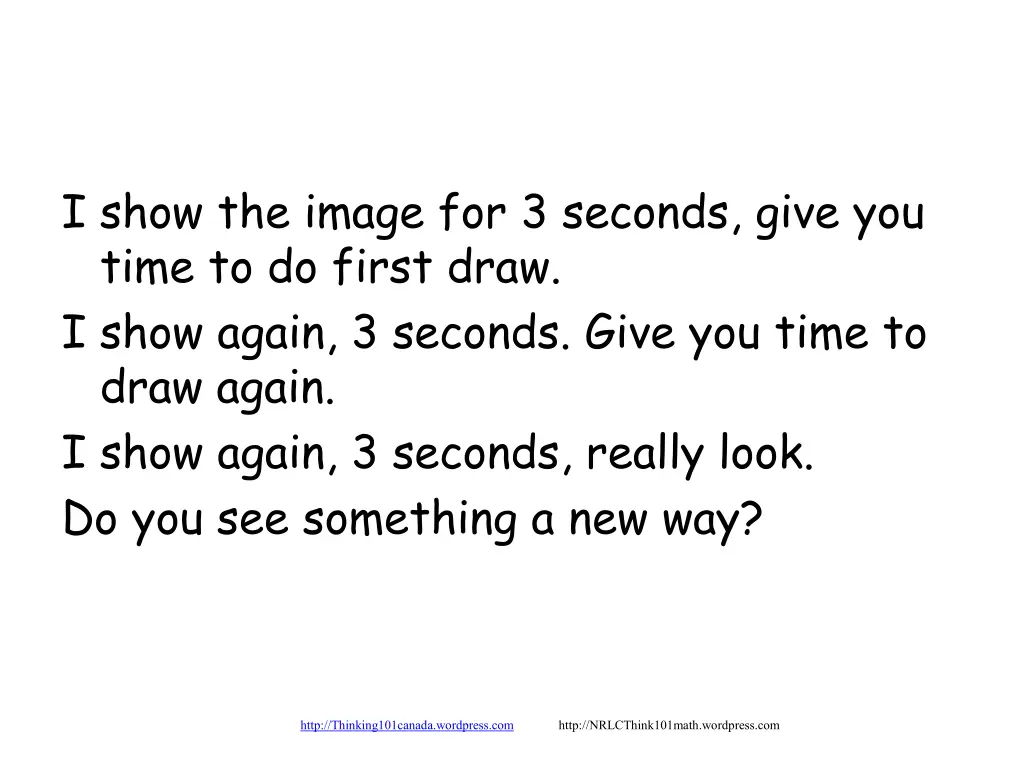 i show the image for 3 seconds give you time