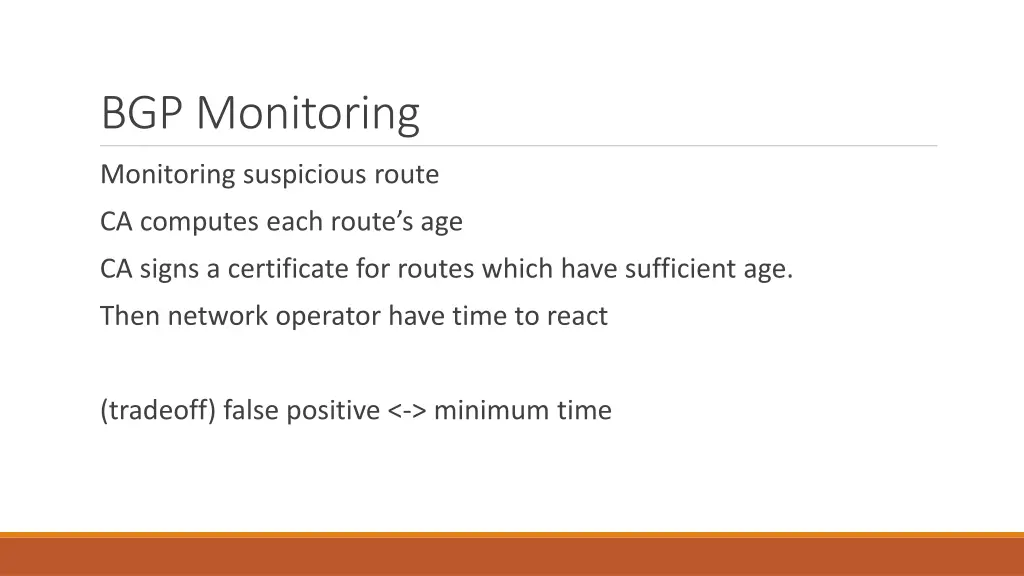 bgp monitoring