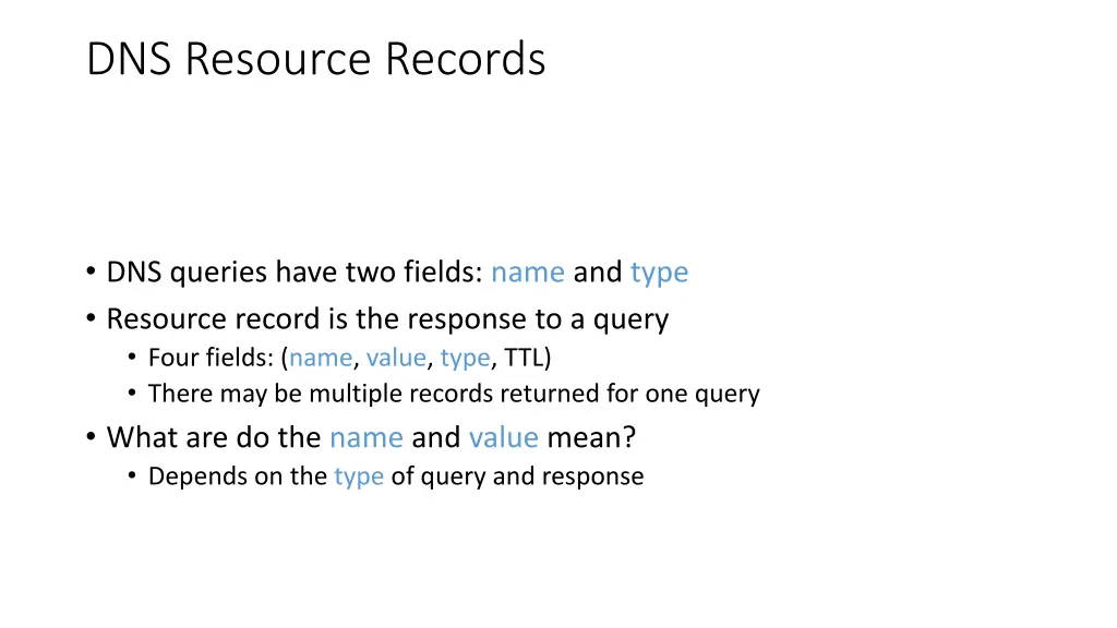 dns resource records