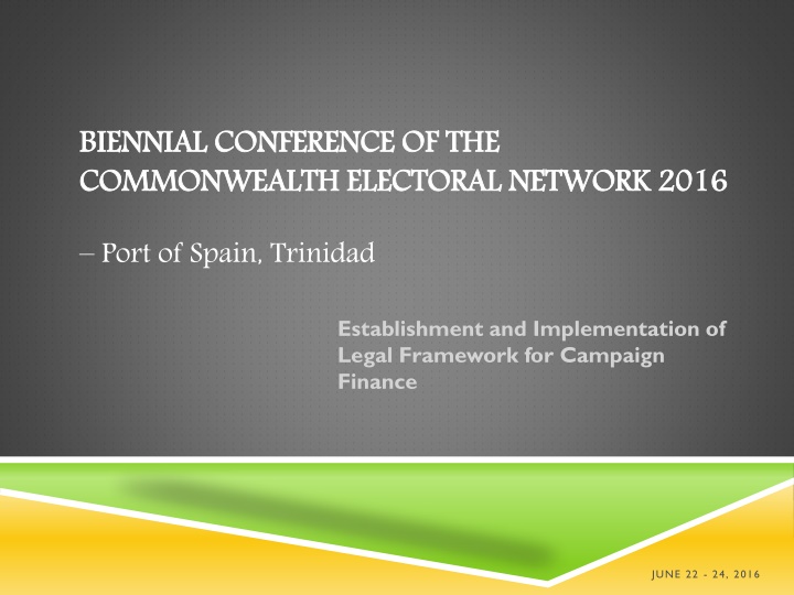 biennial conference of the commonwealth electoral