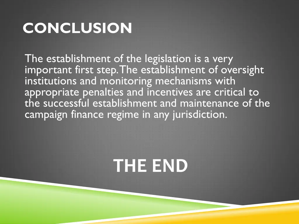 conclusion