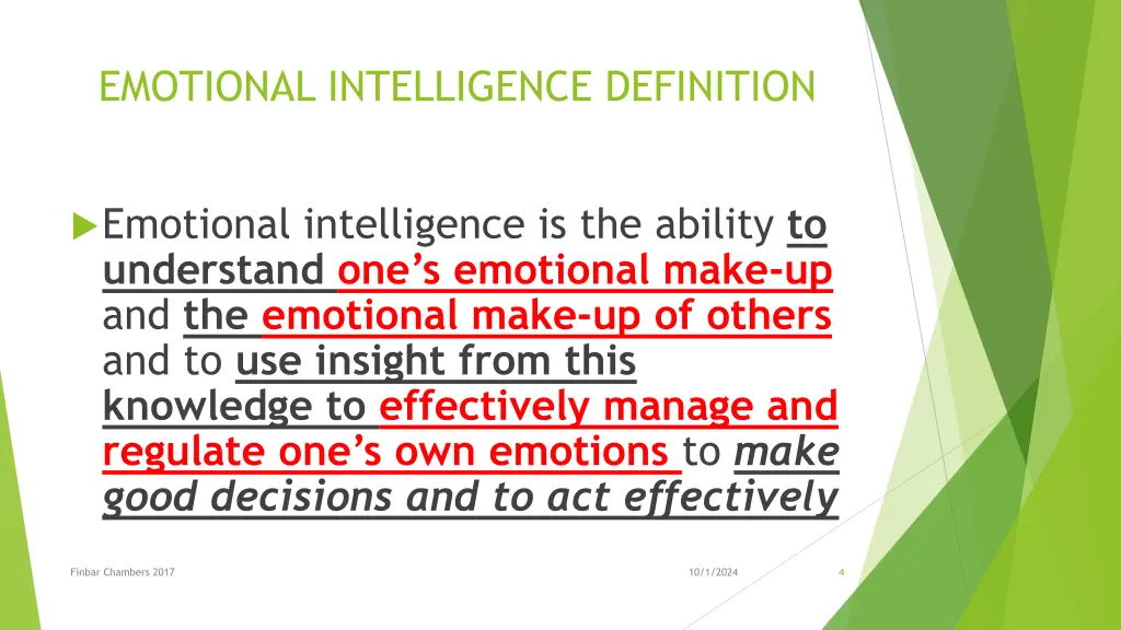 emotional intelligence definition