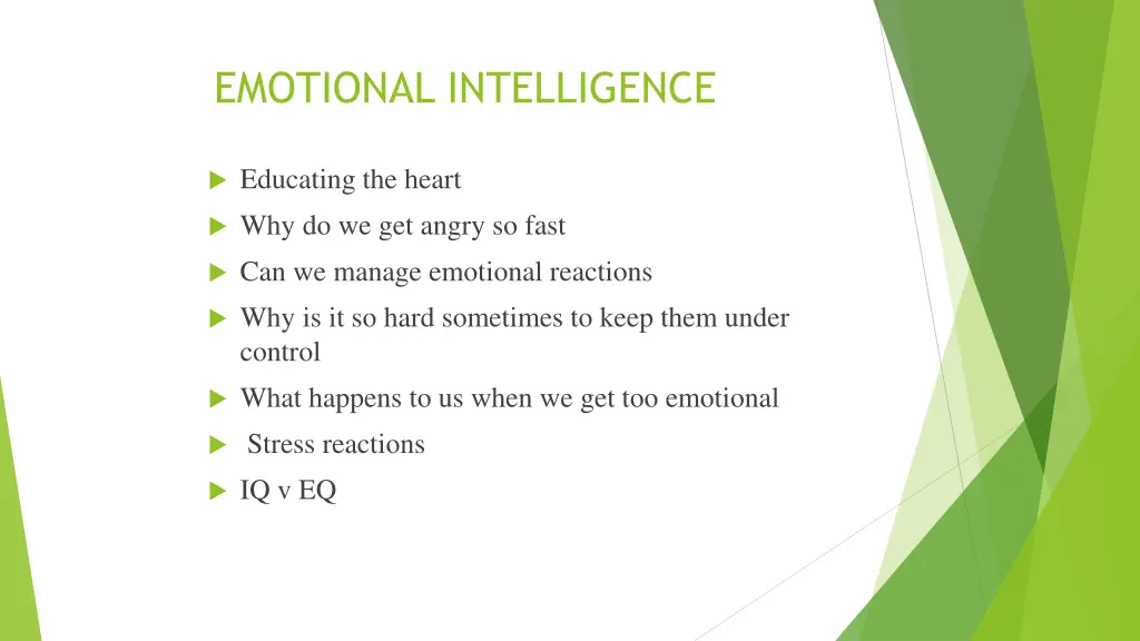 emotional intelligence