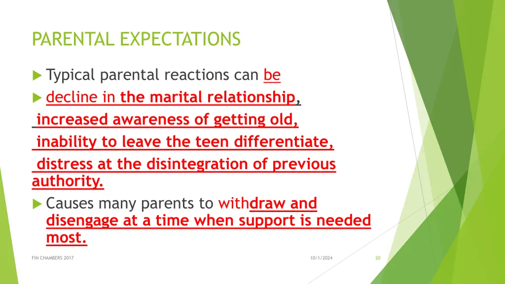 parental expectations 1