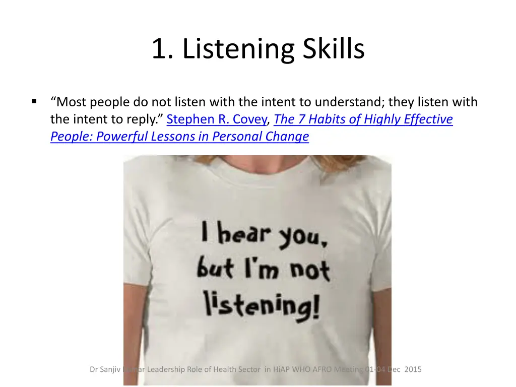 1 listening skills