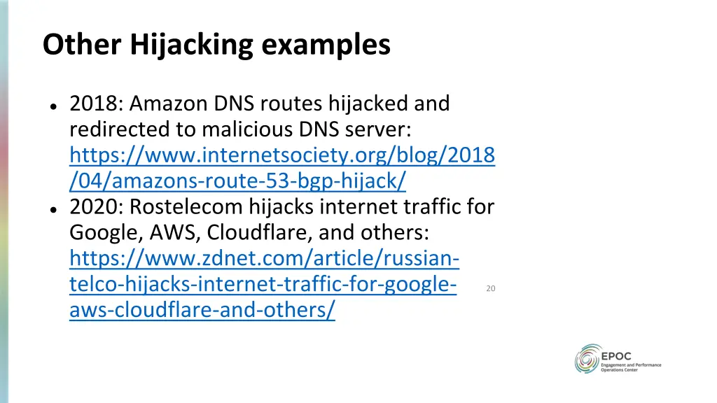 other hijacking examples