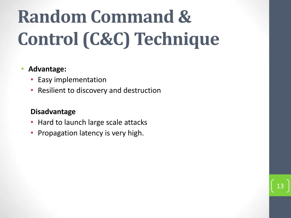 random command control c c technique 1