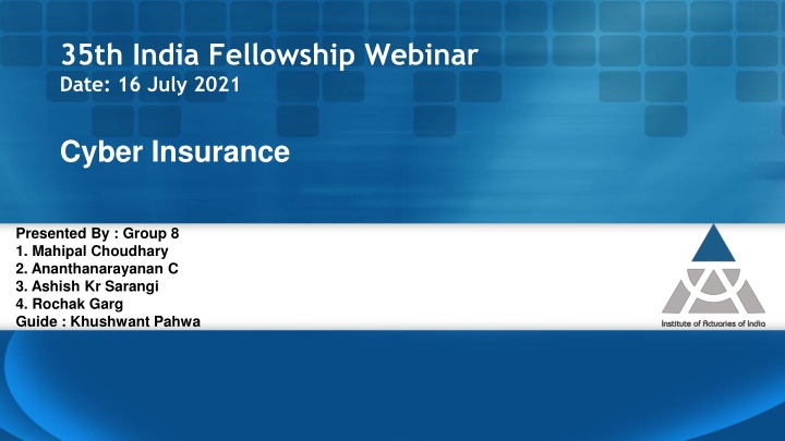 35th india fellowship webinar date 16 july 2021