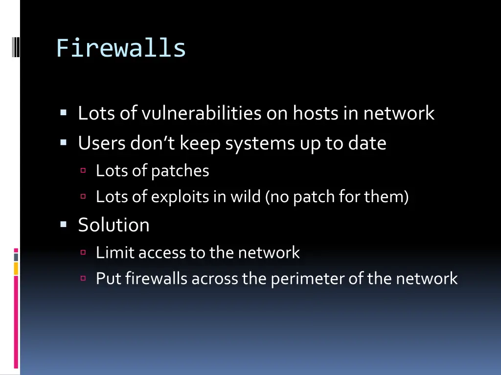 firewalls