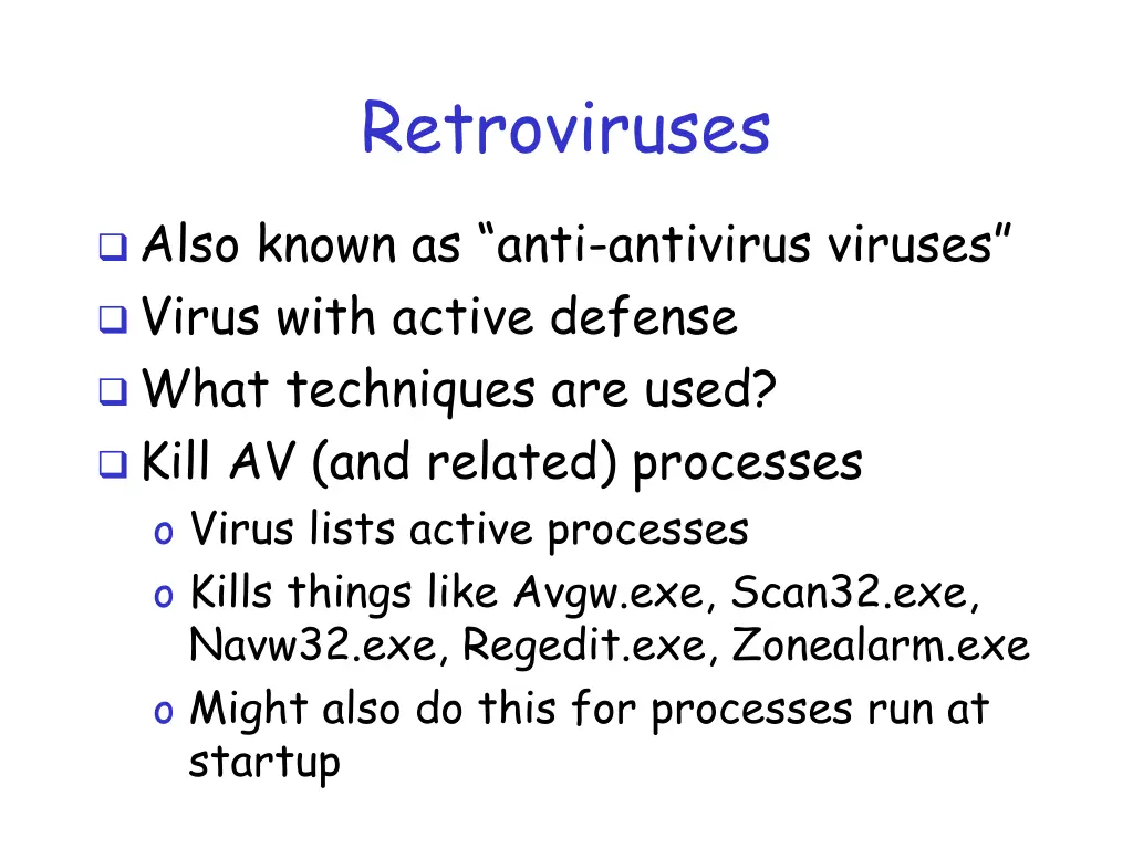 retroviruses