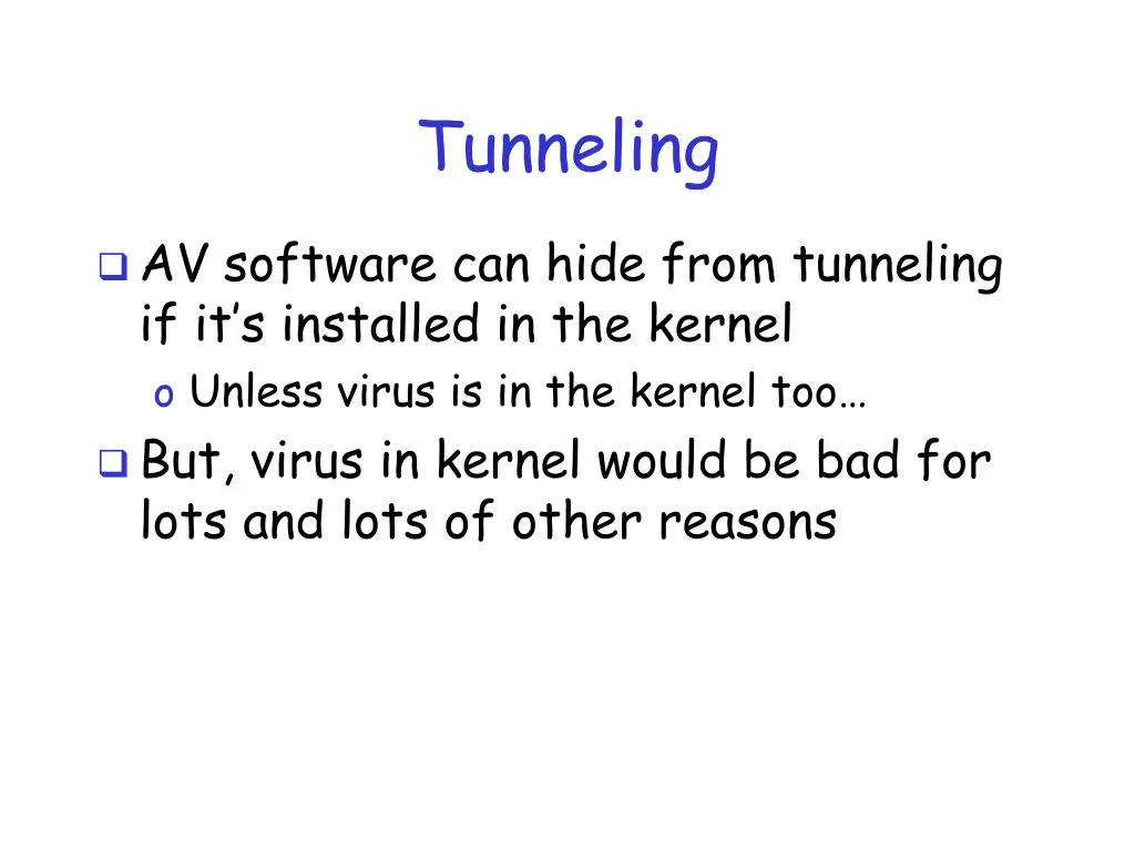 tunneling 1