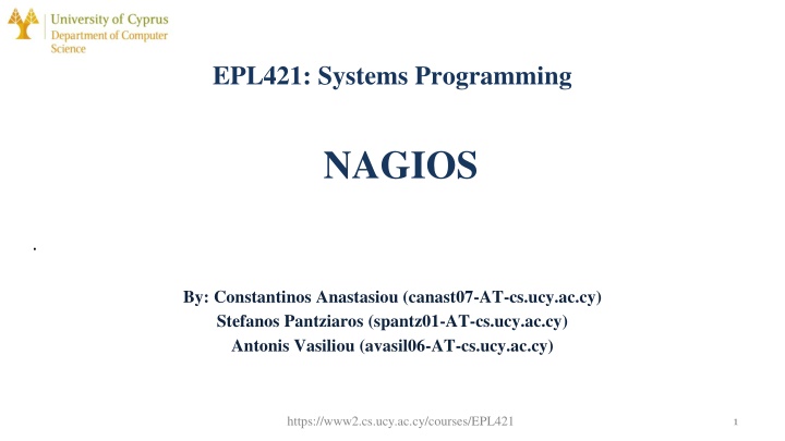 epl421 systems programming