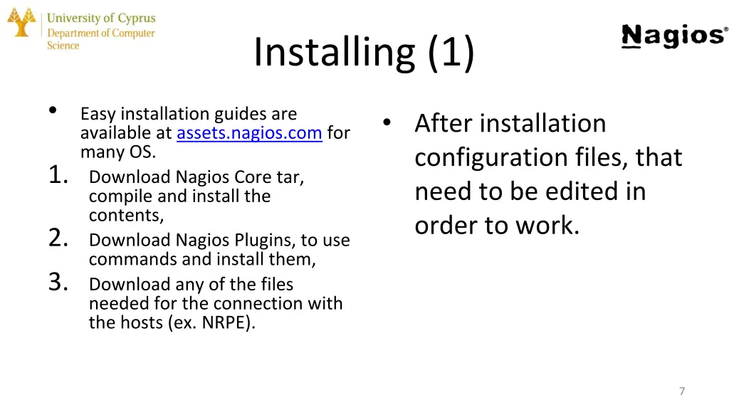 installing 1