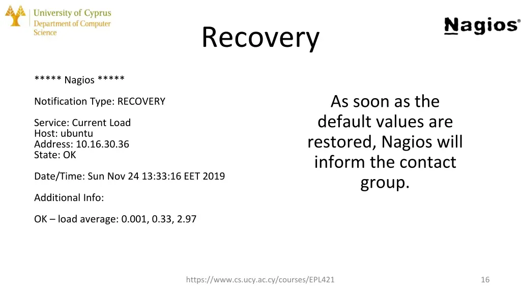 recovery