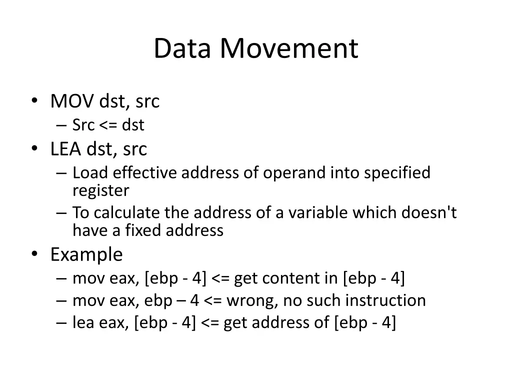 data movement