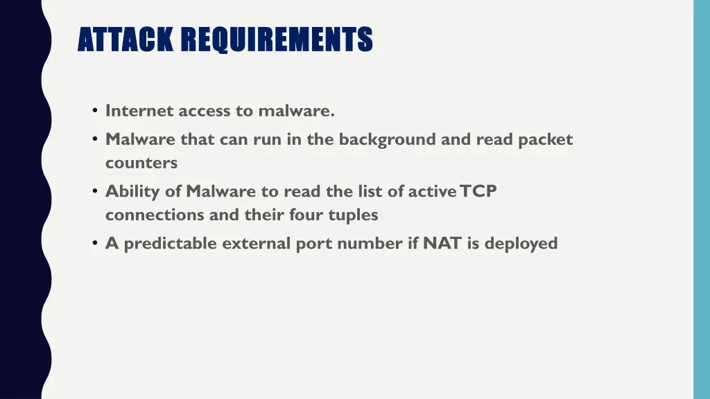 attack requirements attack requirements