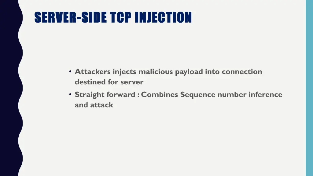 server server side tcp injection side