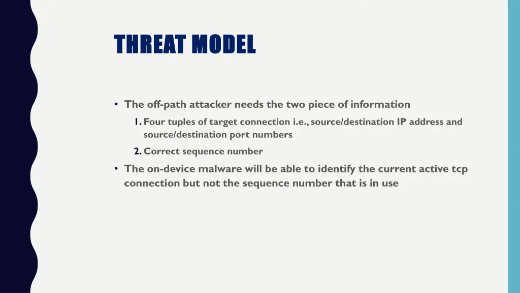 threat model threat model 1