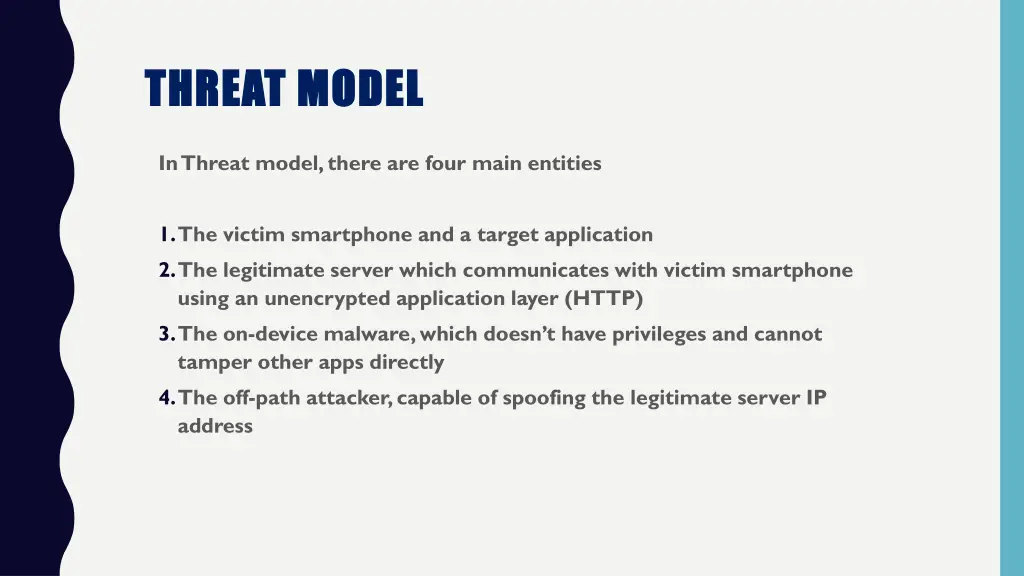 threat model threat model