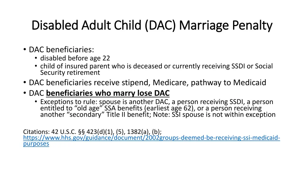 disabled adult child dac marriage penalty