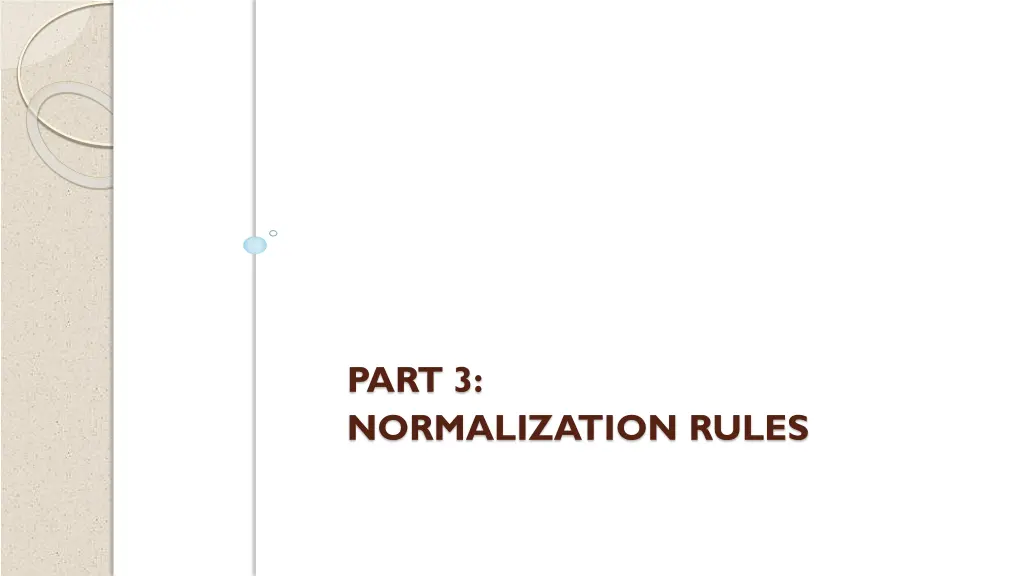 part 3 normalization rules