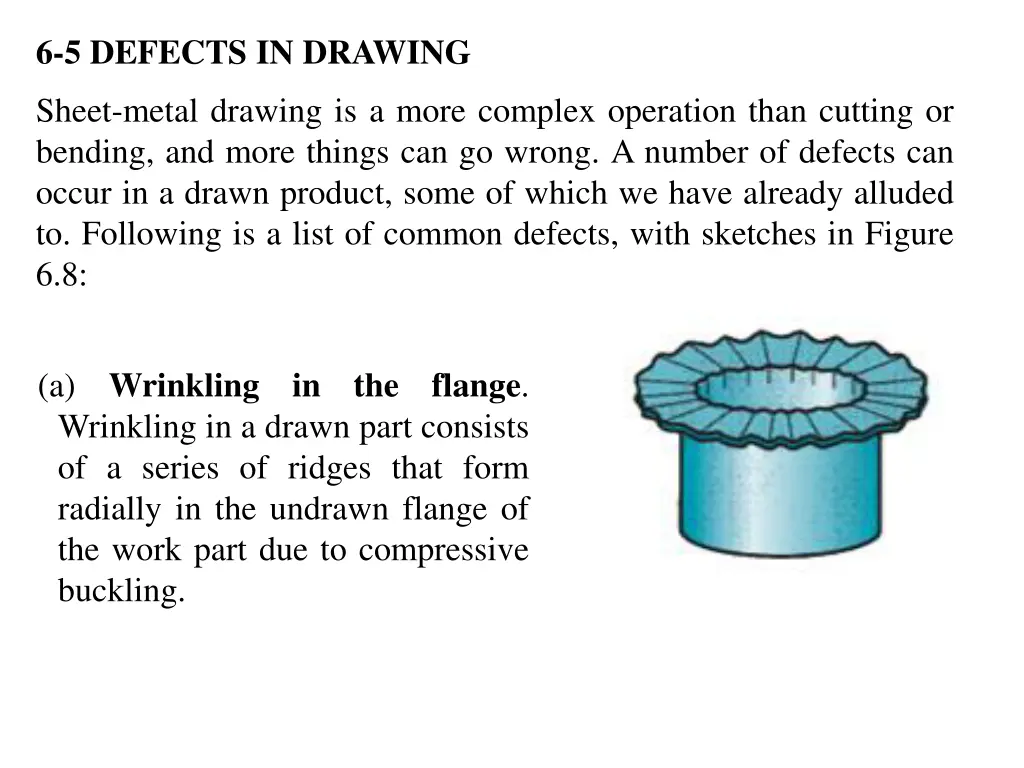 6 5 defects in drawing