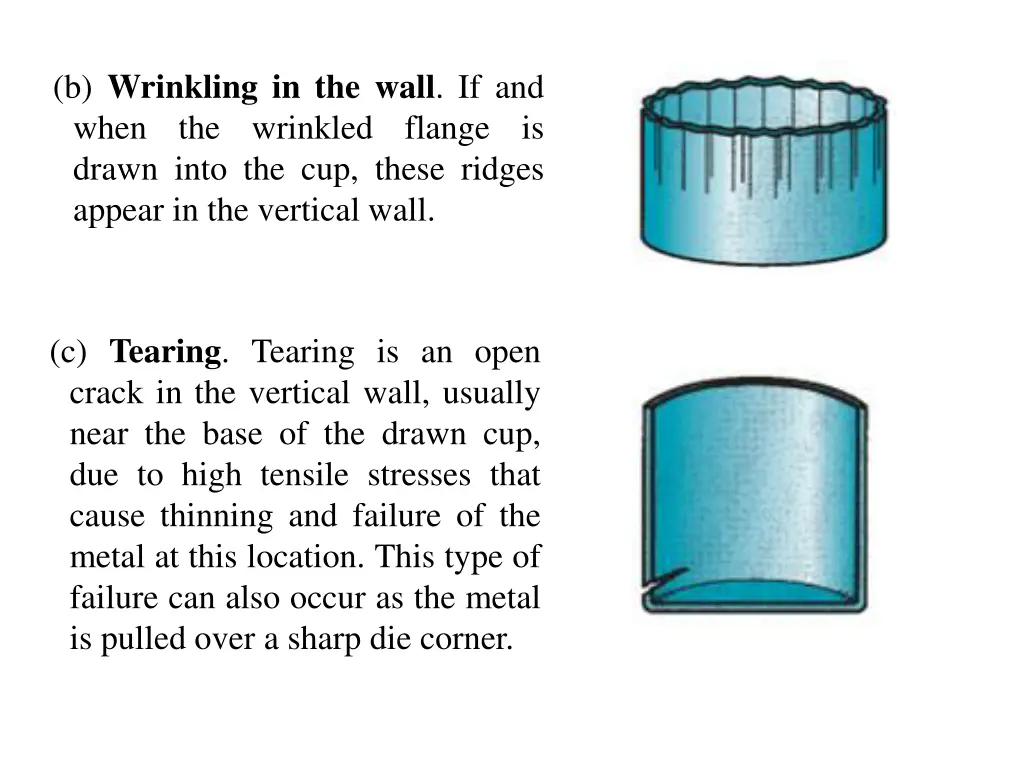 b wrinkling in the wall if and when the wrinkled