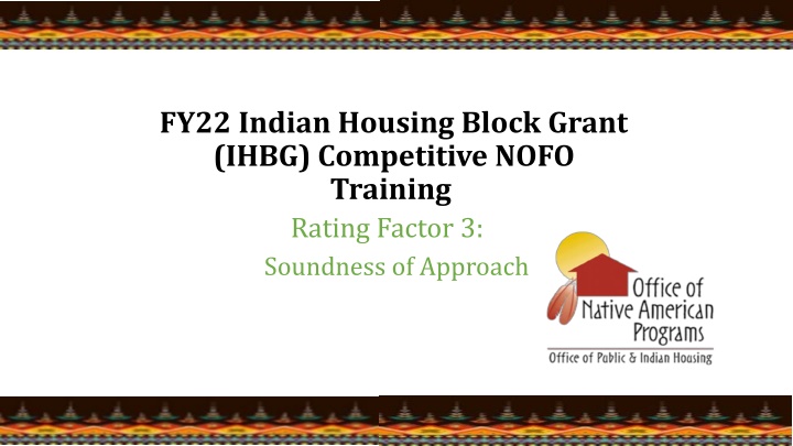 fy22 indian housing block grant ihbg competitive