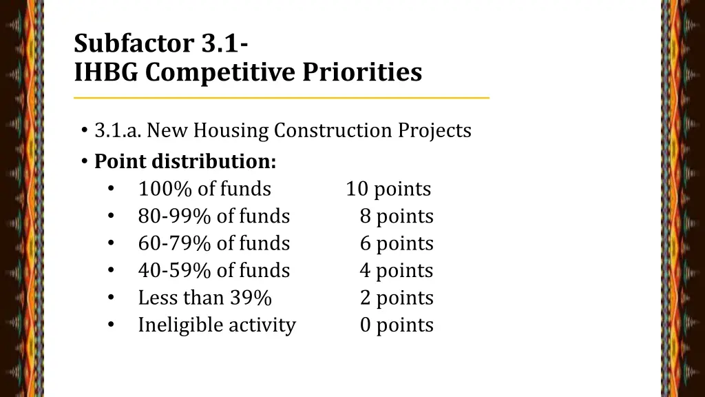 subfactor 3 1 ihbg competitive priorities 12