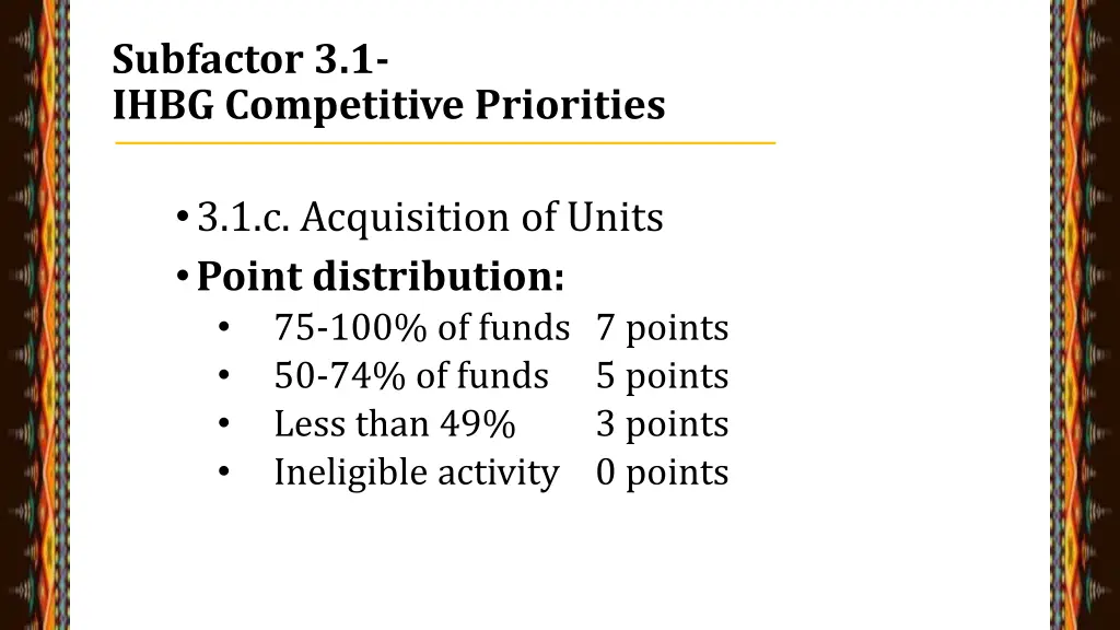 subfactor 3 1 ihbg competitive priorities 14