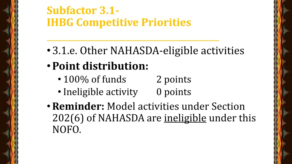 subfactor 3 1 ihbg competitive priorities 16