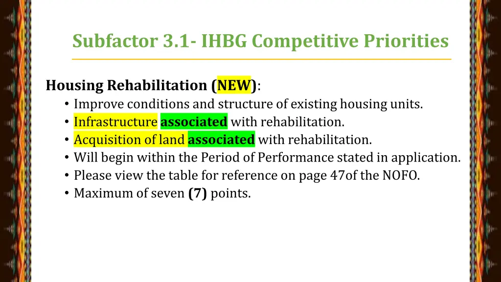 subfactor 3 1 ihbg competitive priorities 2