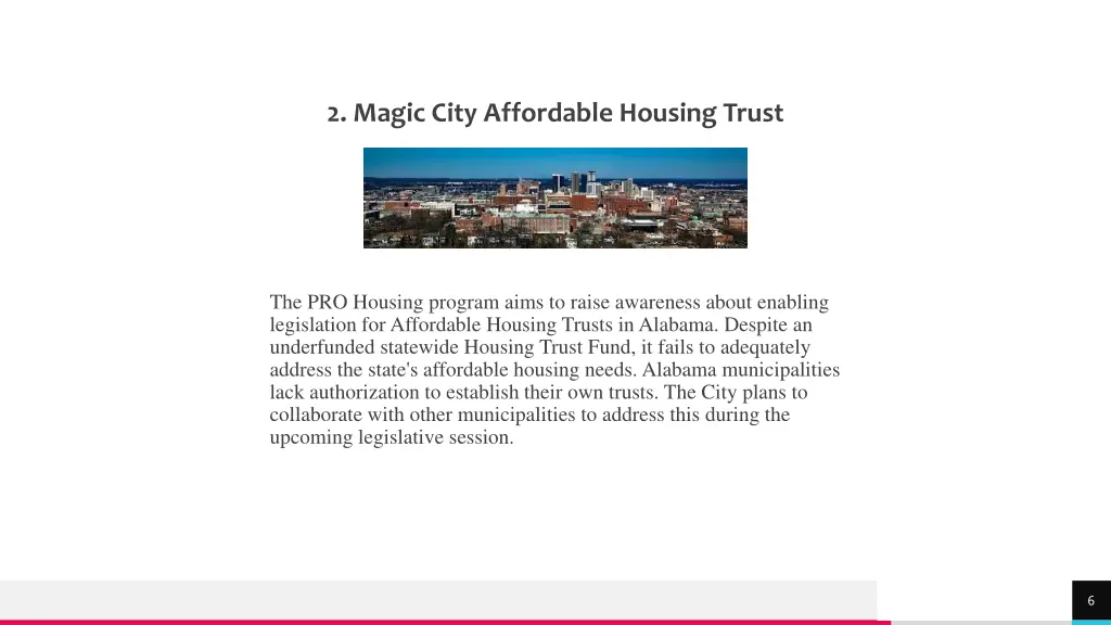 2 magic city affordable housing trust