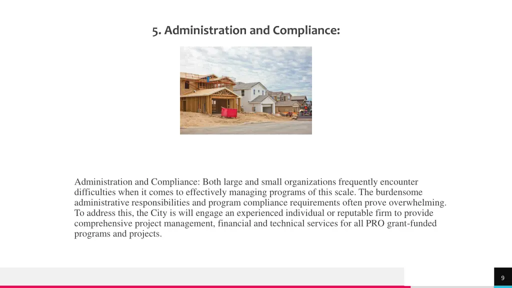 5 administration and compliance