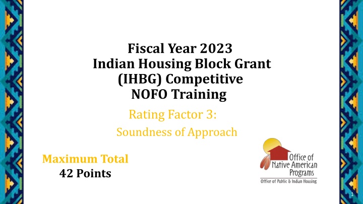 fiscal year 2023 indian housing block grant ihbg