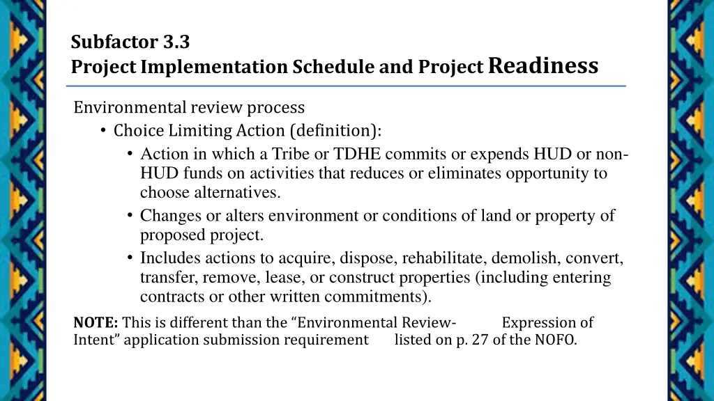 subfactor 3 3 project implementation schedule 1