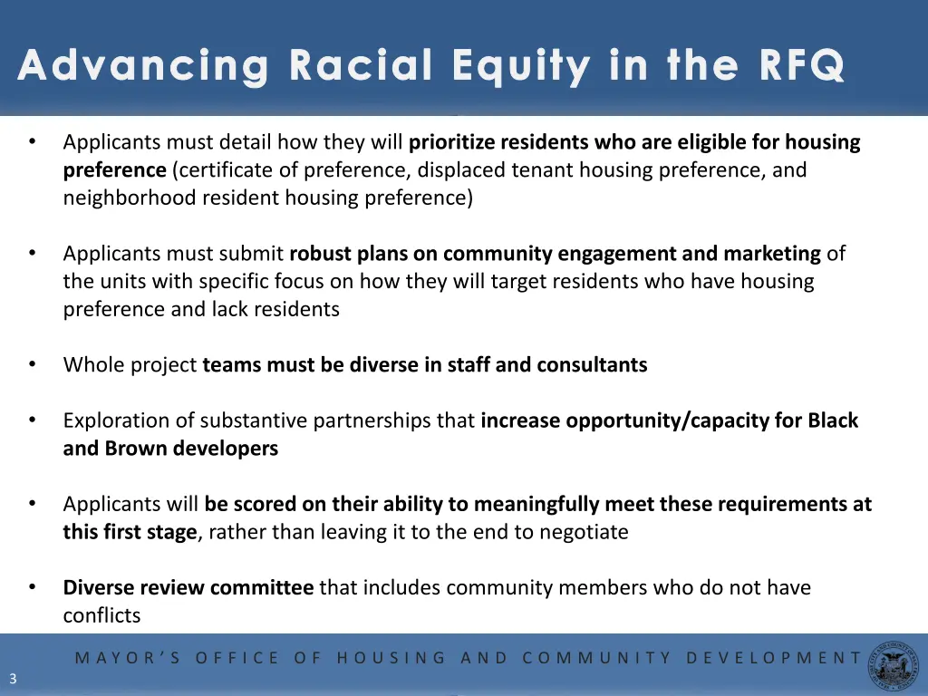 advancing racial equity in the rfq