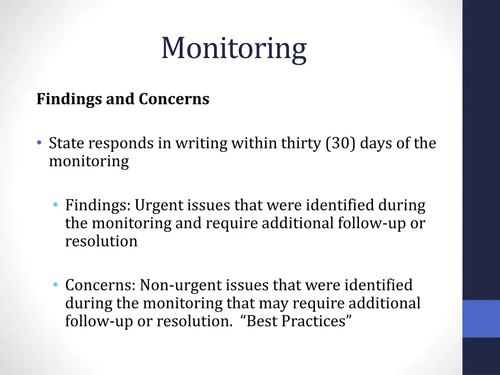 monitoring 7